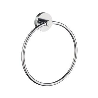 Smedbo HK344 6 3/4 in. Towel Ring in Polished Chrome from the Home Collection